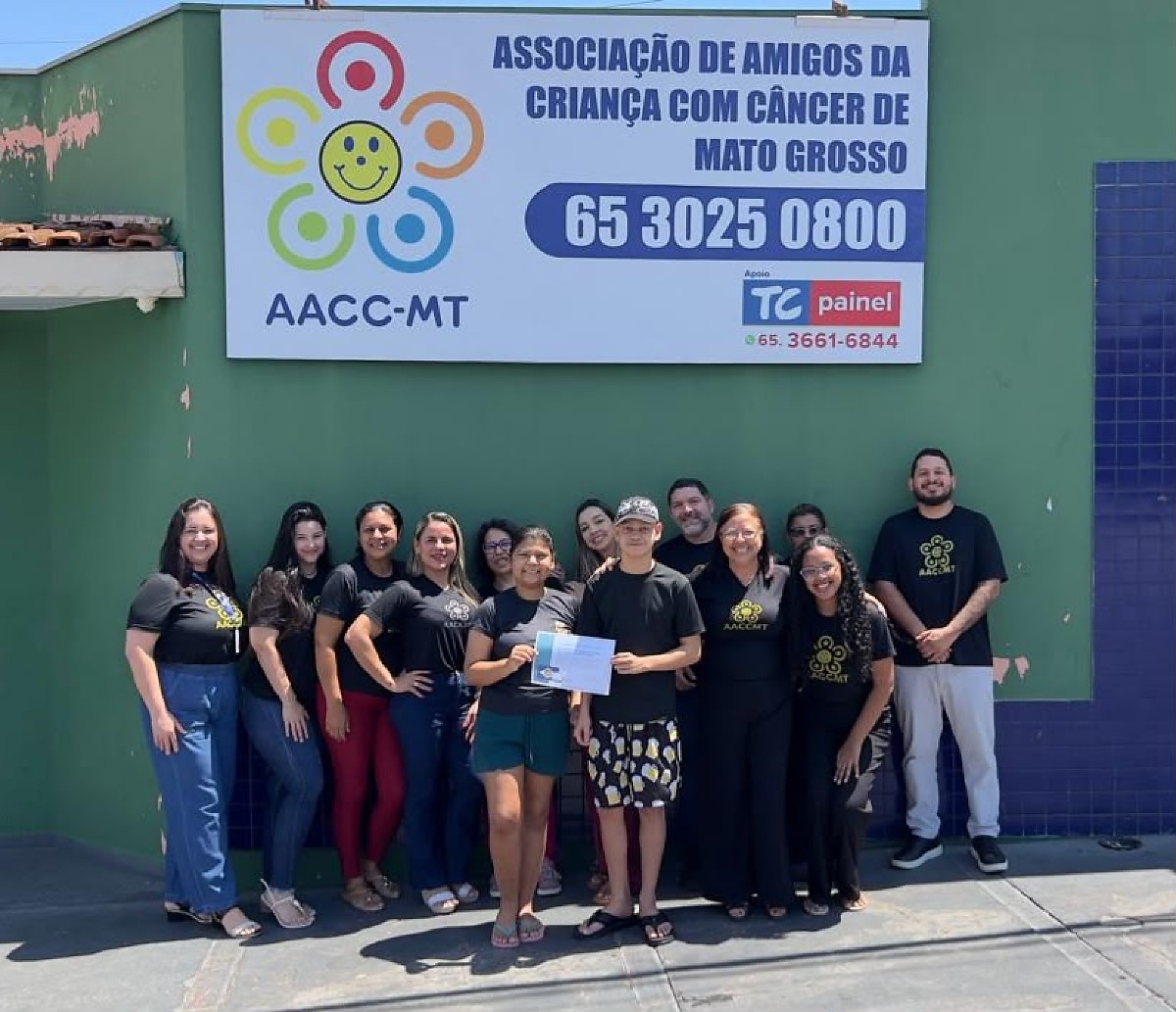 AACC-MT crianças com câncer.
