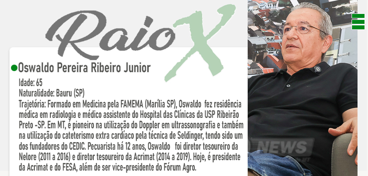 Raio X - Oswaldo Pereira - presidente da Acrimat